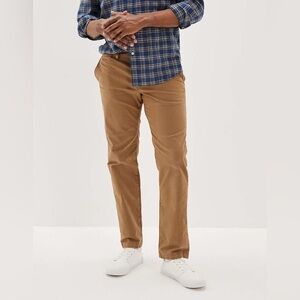 American Eagle Outfitters Men's Next Level Flex, Original Taper Chinos,32”